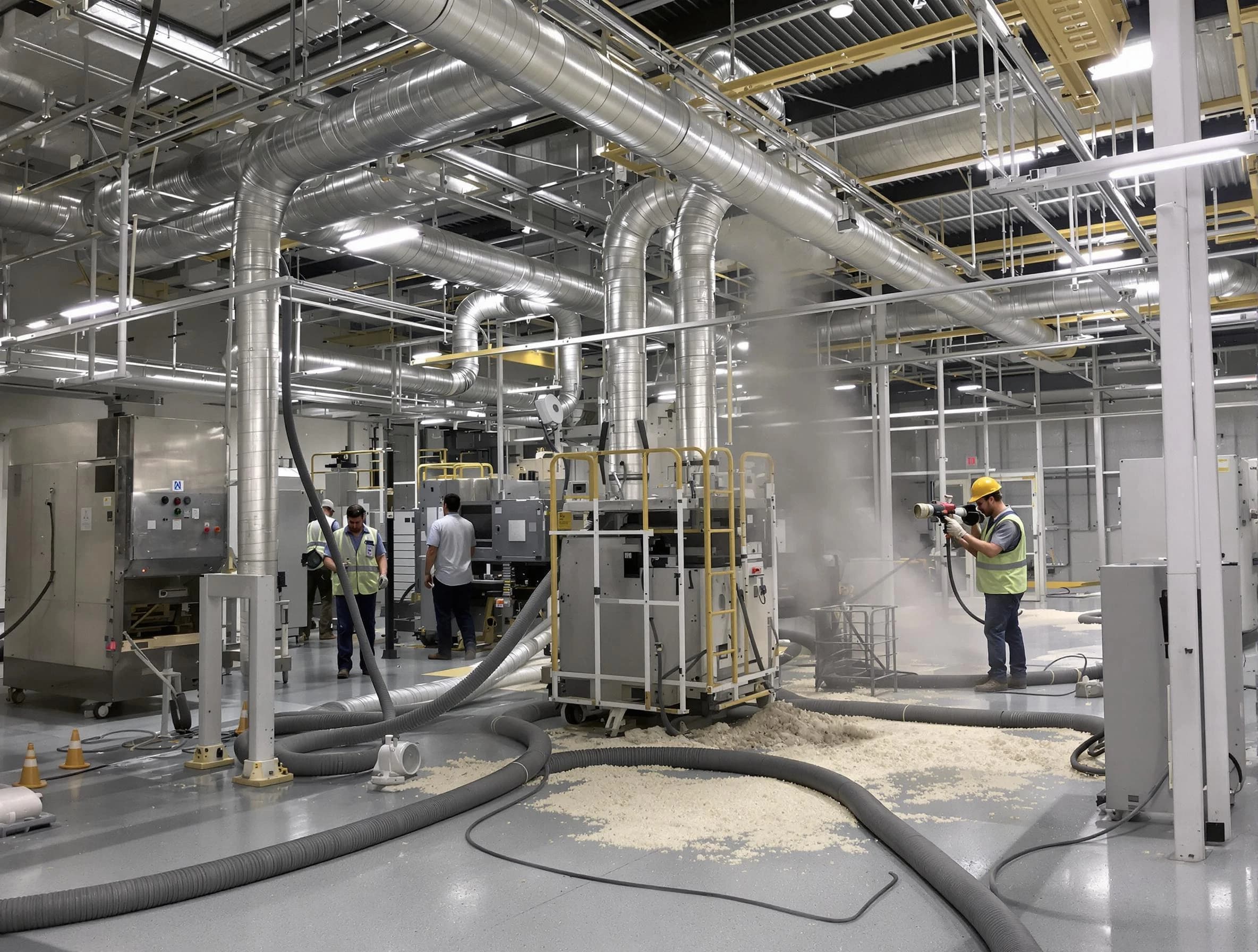 Heavy-duty industrial duct cleaning by Stoughton Air Duct Cleaning in Stoughton