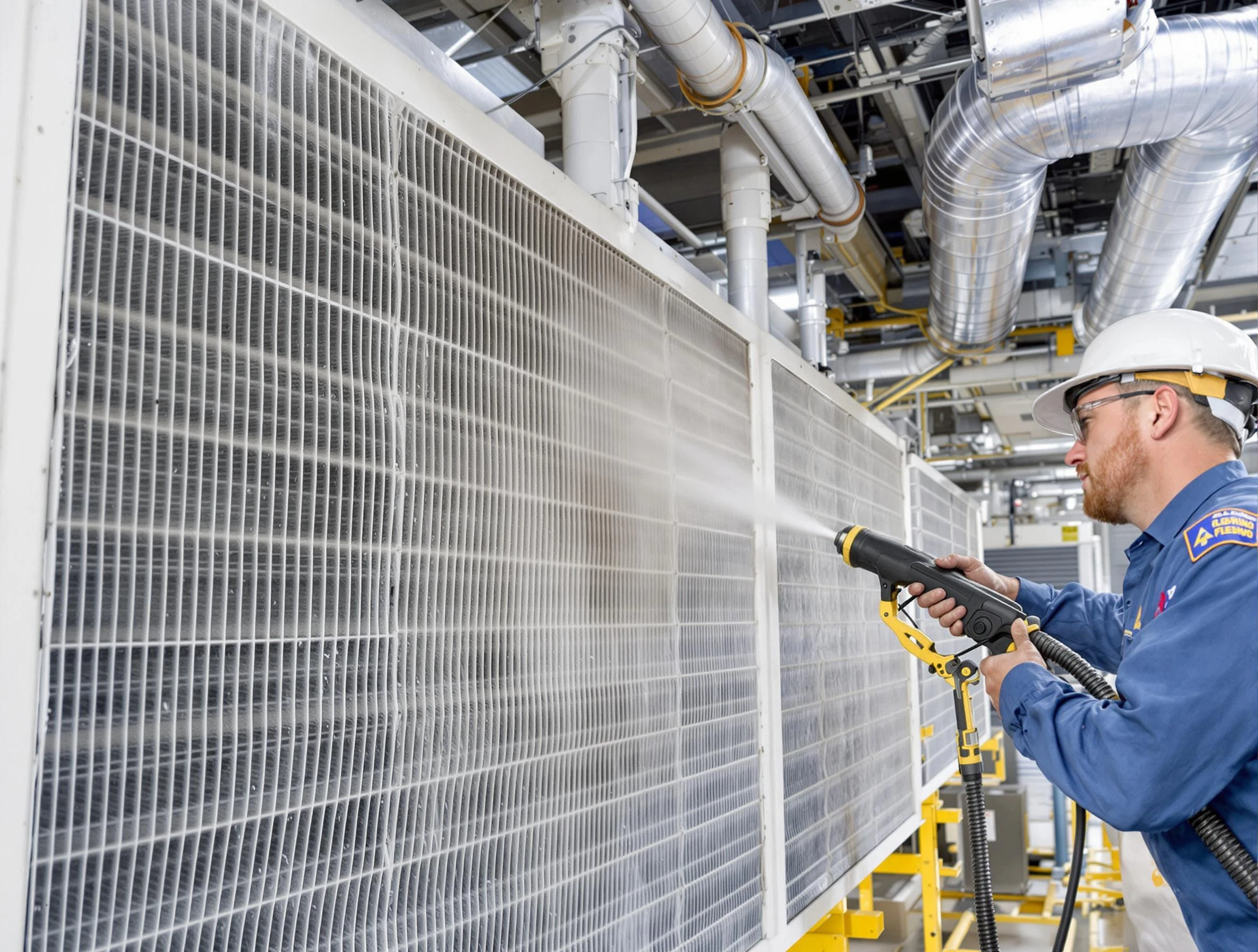 Professional commercial coil cleaning by Stoughton Air Duct Cleaning in Stoughton