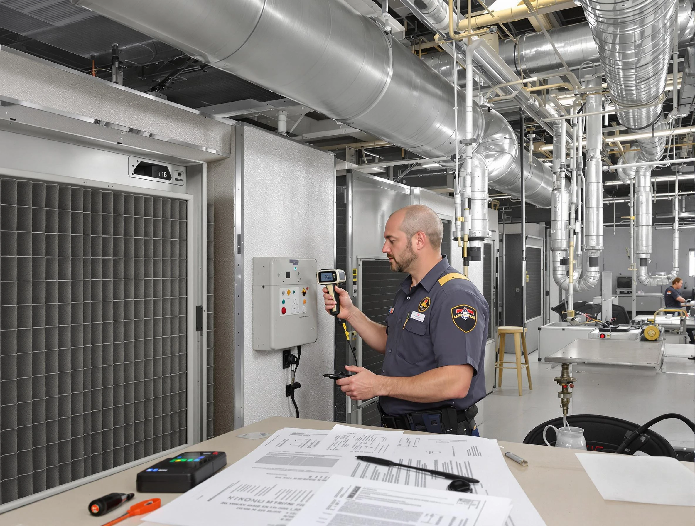 Professional filter system inspection by Stoughton Air Duct Cleaning in Stoughton