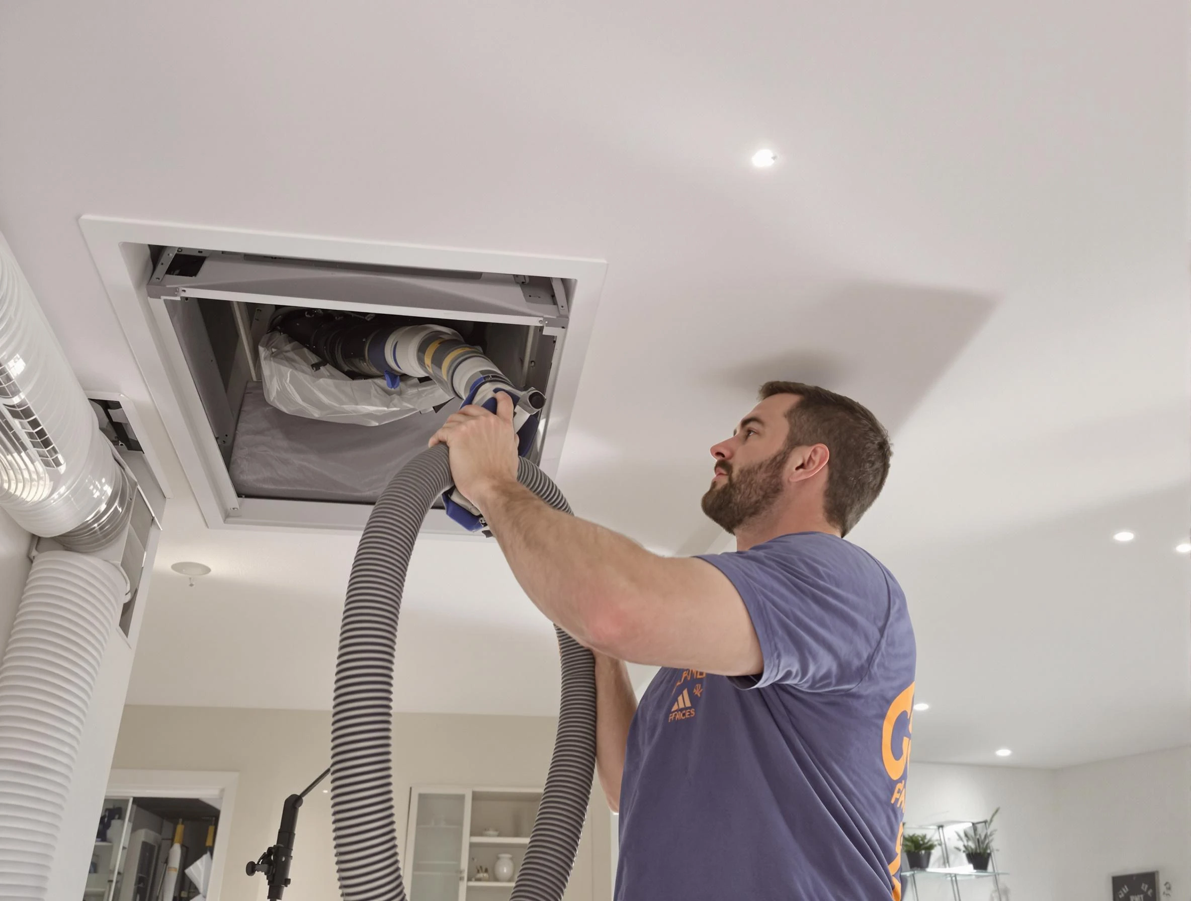 Precision indoor duct cleaning by Stoughton Air Duct Cleaning in Stoughton